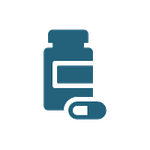 pictogram of a medicine box